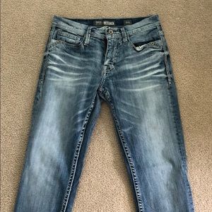 BKE 30w 30l Light Blue Straight Leg Denim